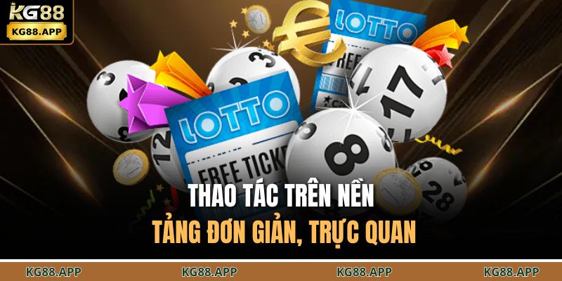 Thao tác trên nền tảng đơn giản, trực quan
